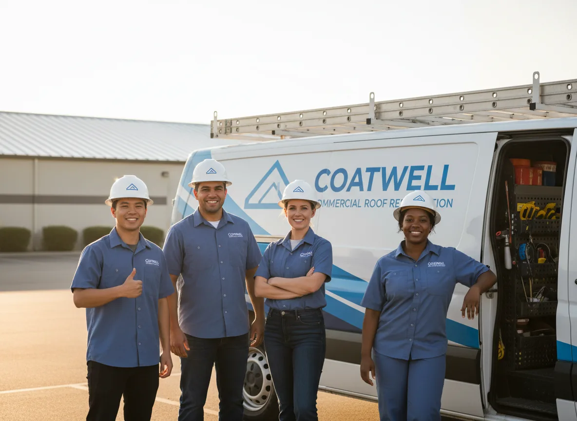 Commercial roof coating company in Gillsville, GA